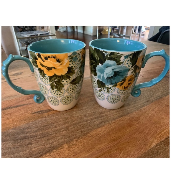 The Pioneer Woman Other - 🏵PIONEER WOMAN ROSE SHADOW LATTE MUG SET